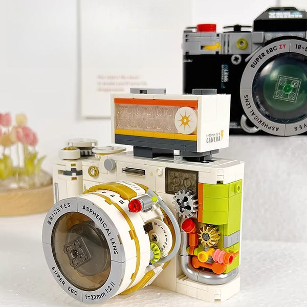 DIY Retro Camera Building Block Ornament