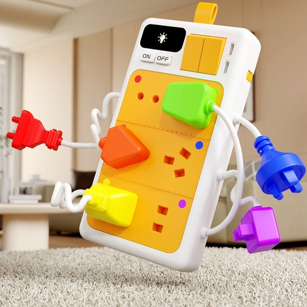 Toddler Busy Board Electrical Safety Plug-in Toy