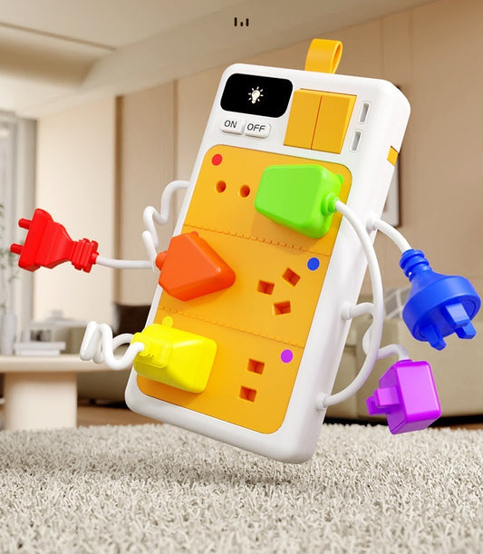 Toddler Busy Board Electrical Safety Plug-in Toy