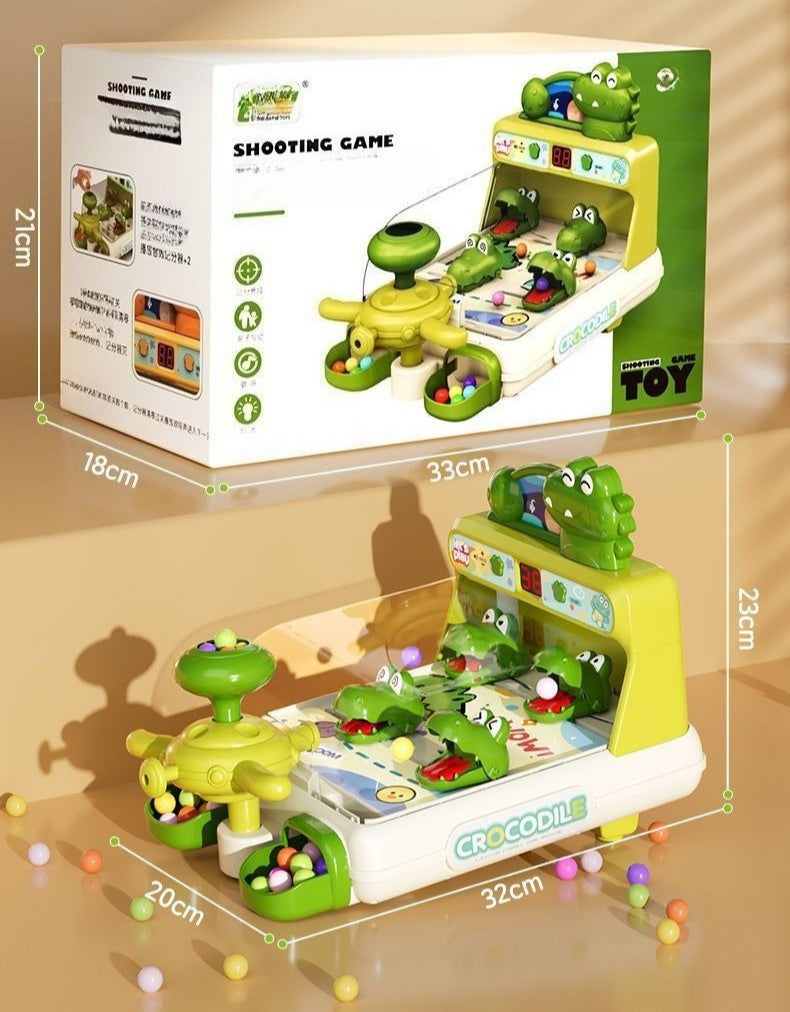 Crocodile Pachinko Tabletop Game with Electronic Scoring