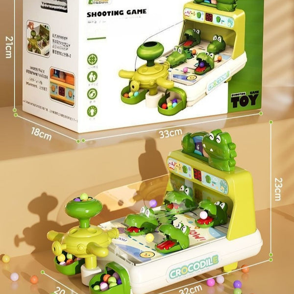 Crocodile Pachinko Tabletop Game with Electronic Scoring