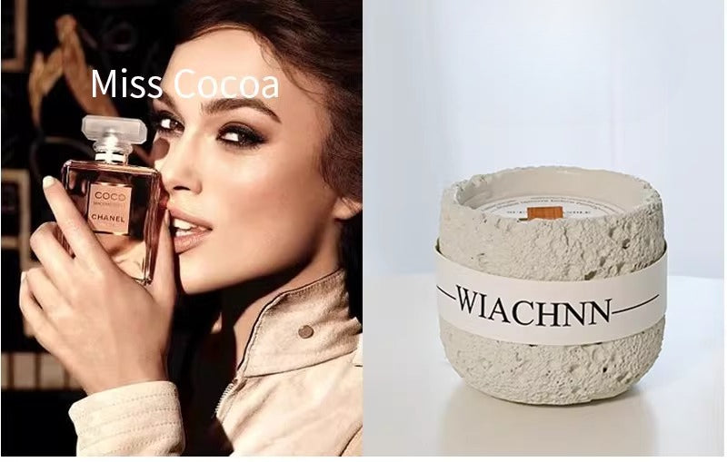 Cream Glass Jar Scented Candle