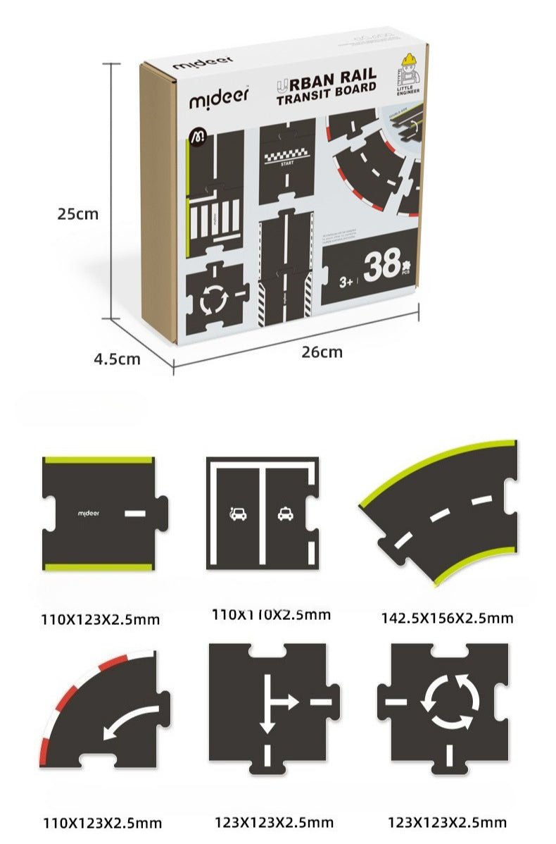 Build-Your-Own City: DIY Road Track Puzzle Set