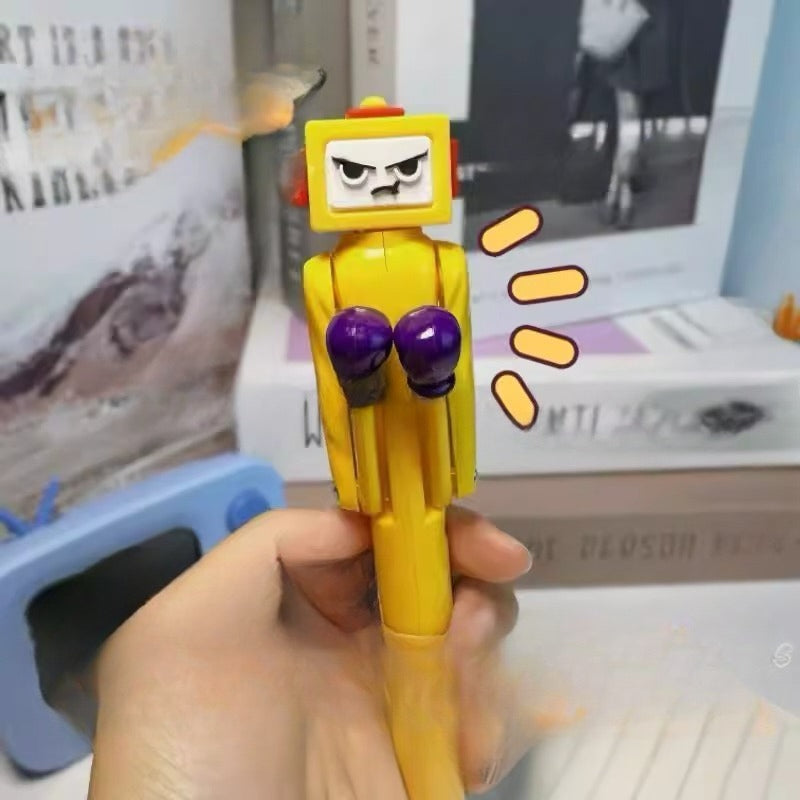 Interactive Boxing Robot Ballpoint Pen