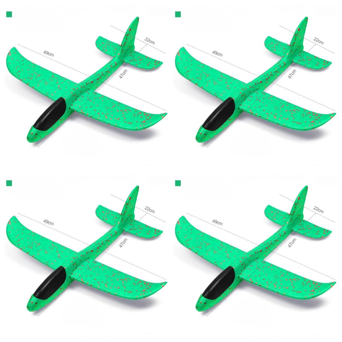 ✈️ The Ultimate High-Flying Foam Glider – Large Outdoor Aeroplane Toy(Pack of 4) Fantastik Curios