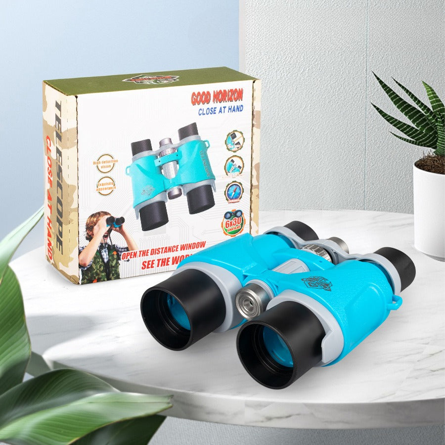 Junior Explorer Binoculars with Compass & Light - 30mm Lens