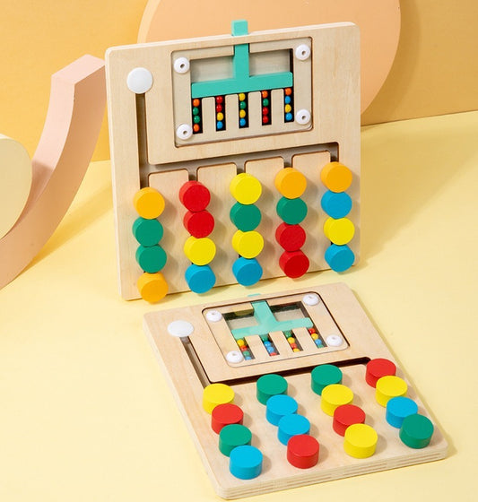 Wooden Color Logic Board Game