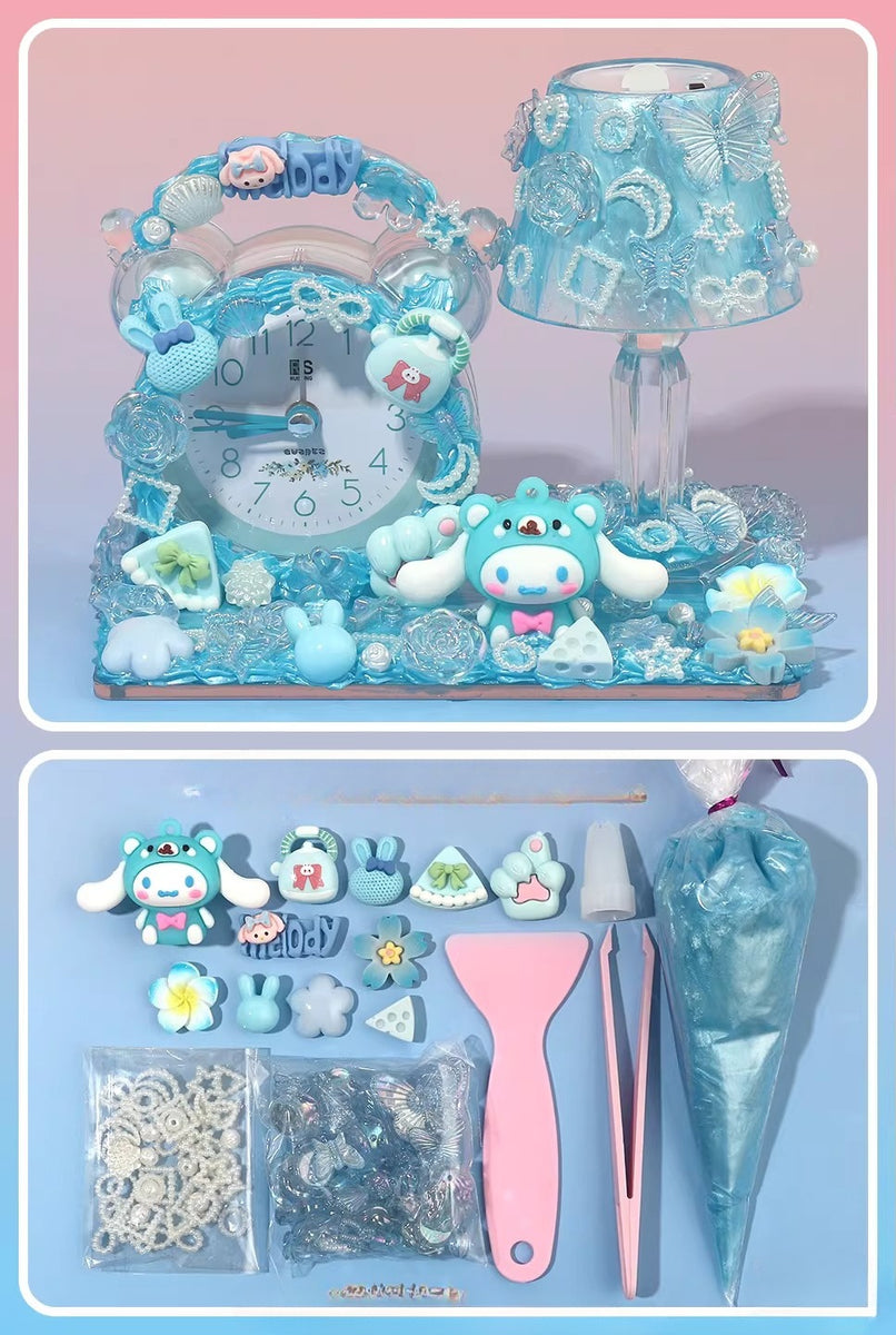 DIY Cream Glue Alarm Clock & Night Light Kit