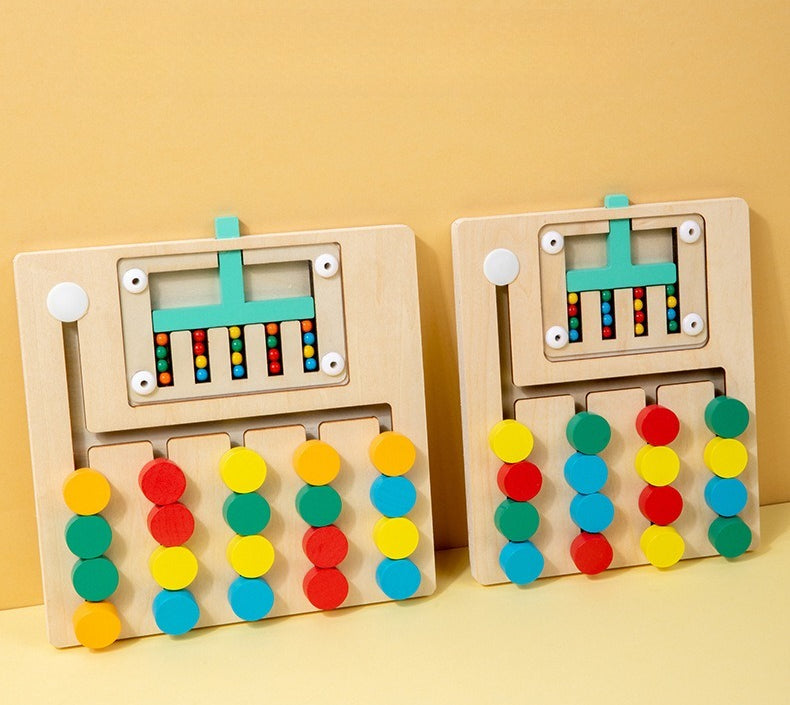 Wooden Color Logic Board Game