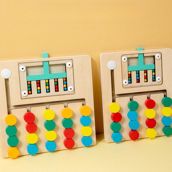 Wooden Color Logic Board Game