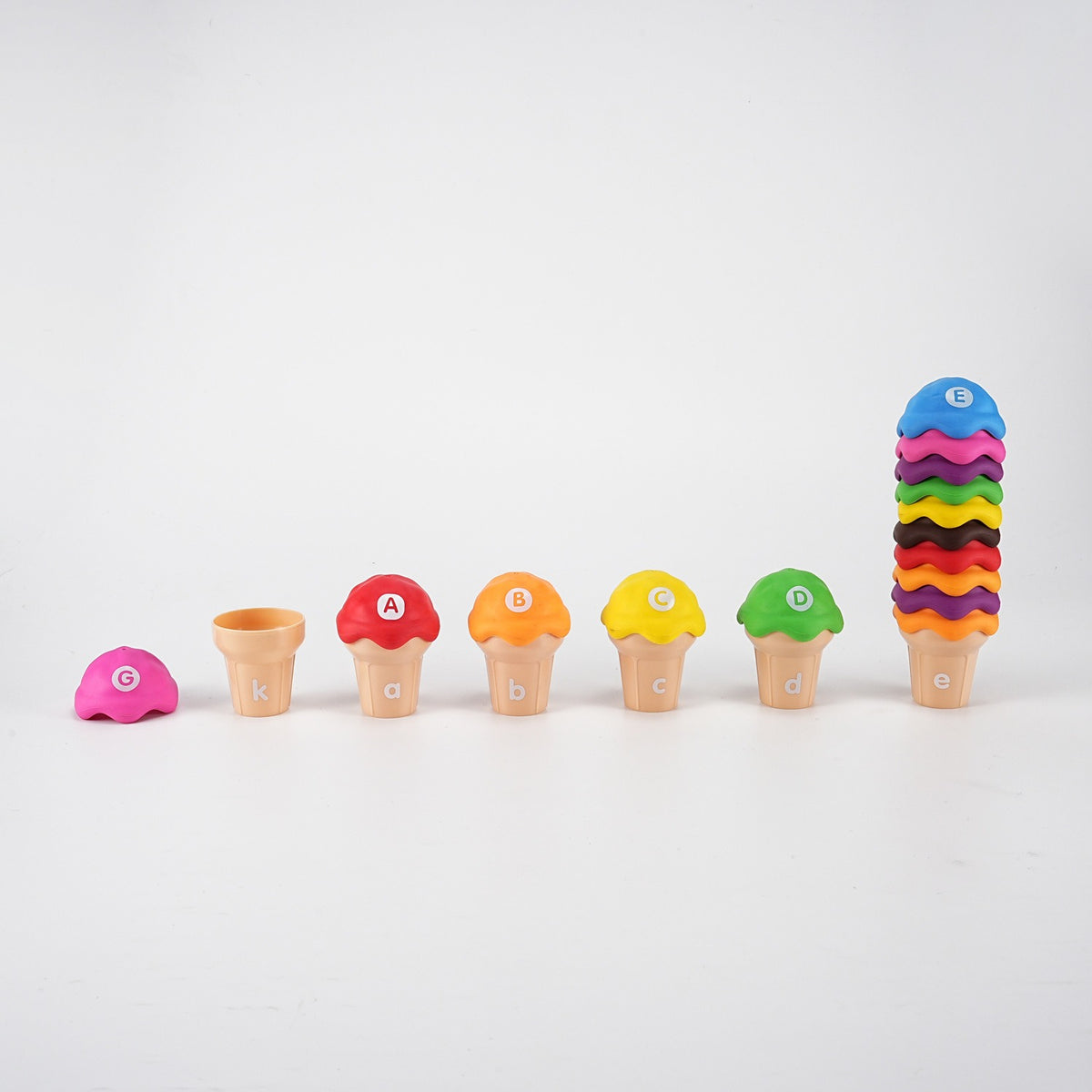 Ice Cream Stacking Cones - Early Learning Activity Set