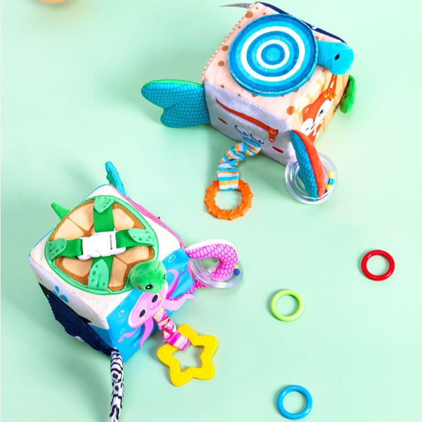 Happy Monkey Baby Sensory Activity Cube