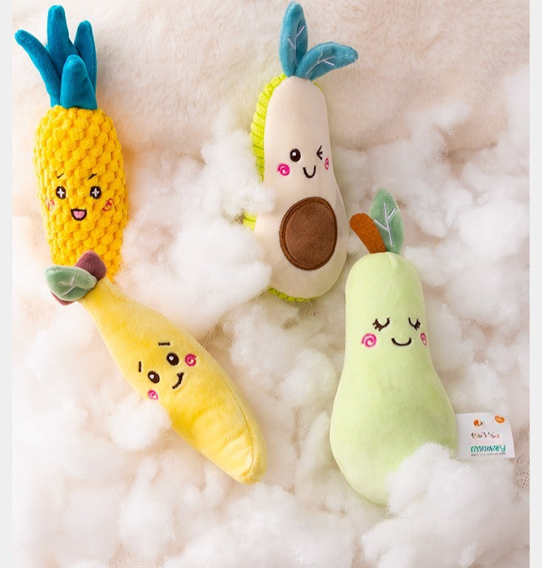 Soft Vegetable and Fruit Rattle Set