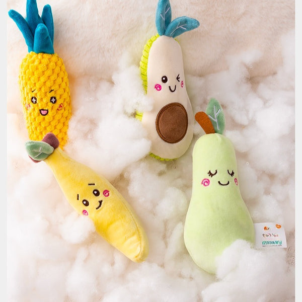 Soft Vegetable and Fruit Rattle Set