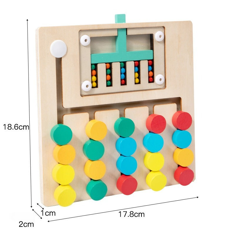 Wooden Color Logic Board Game