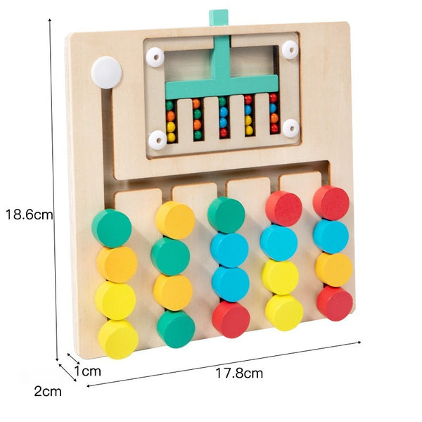 Wooden Color Logic Board Game