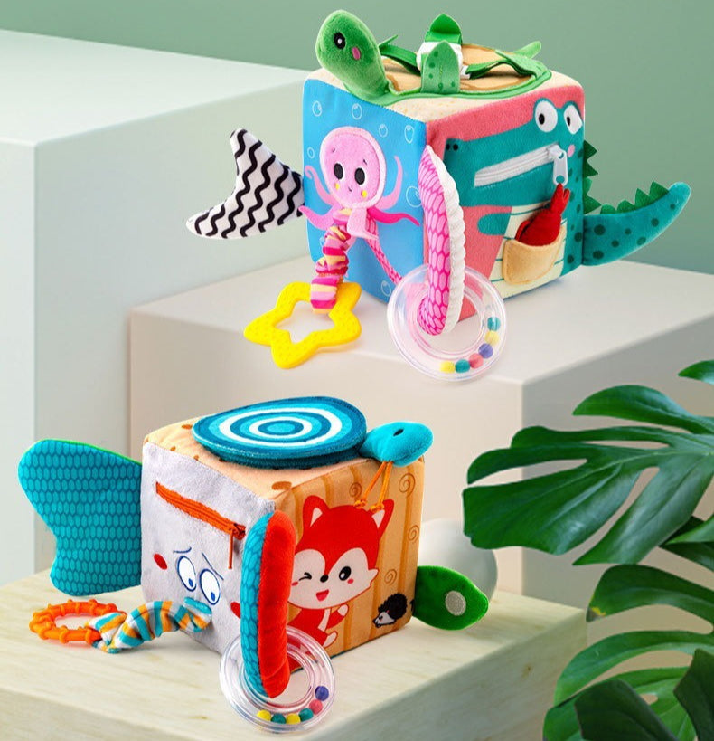 Happy Monkey Baby Sensory Activity Cube