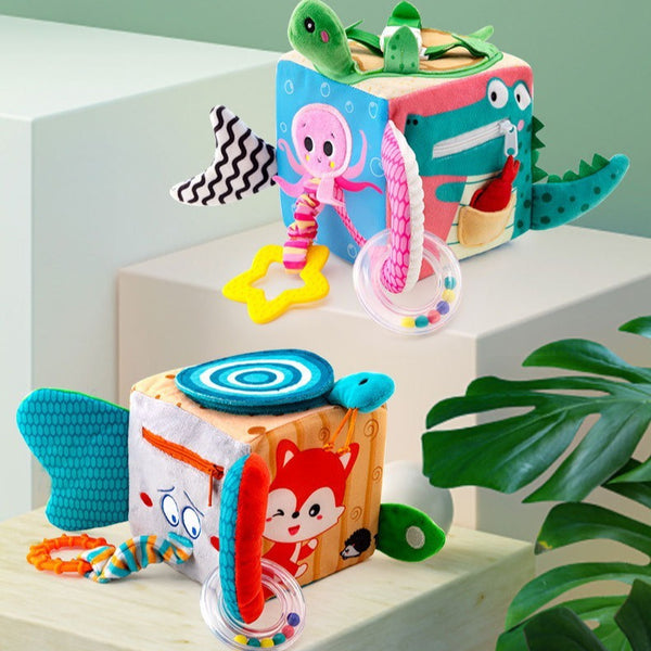 Happy Monkey Baby Sensory Activity Cube