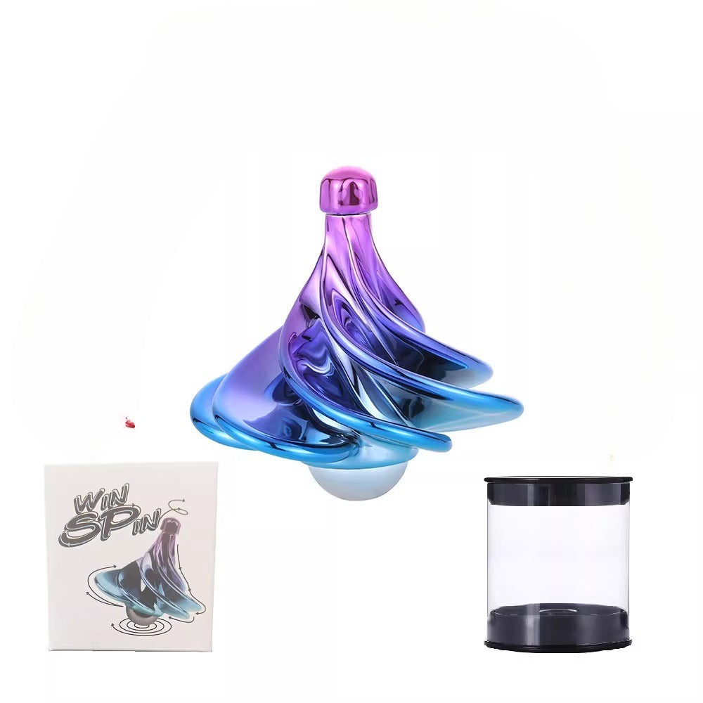 Wind-Driven Desktop Spinner