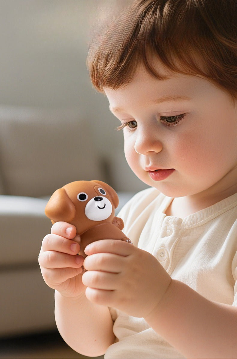 Animal Sliding Vehicles and Finger Puppet Set