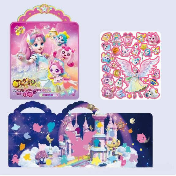 Catch! Teenieping Reusable Jelly Sticker Book
