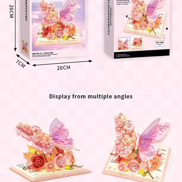Butterfly & Flower Bouquet Building Kit