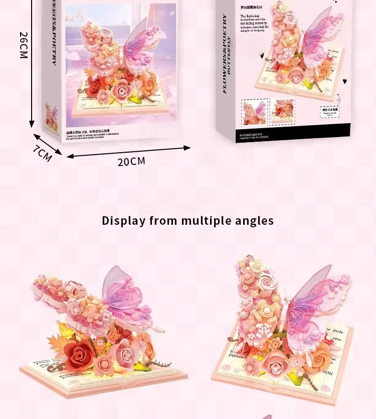 Butterfly & Flower Bouquet Building Kit