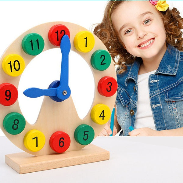 Wooden Teaching Clock – A Hands-On Way to Learn Time