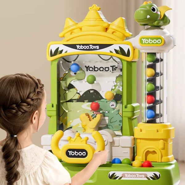 Dinosaur Castle Interactive Marble Catching Game