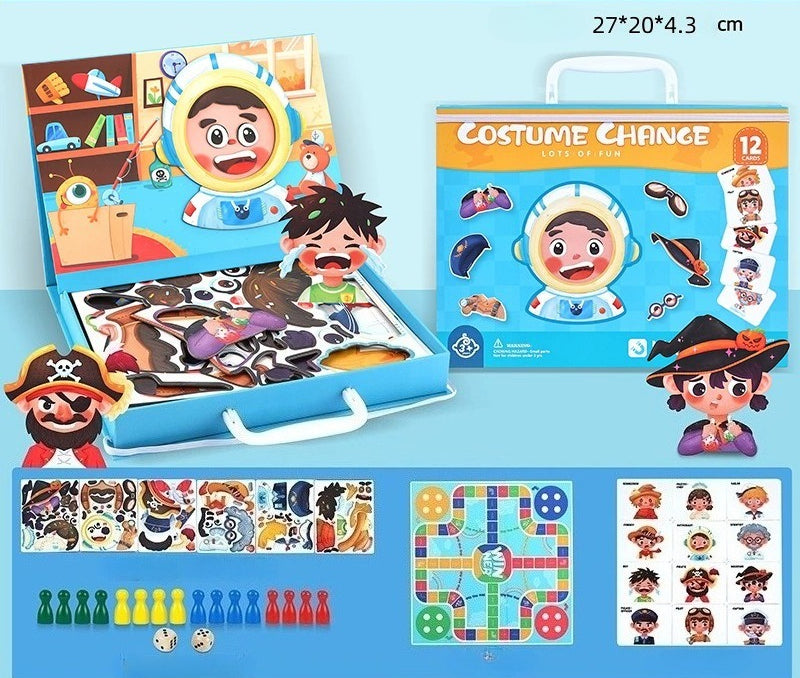 Magnetic Portable Dress-Up Activity Box