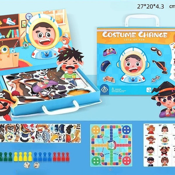 Magnetic Portable Dress-Up Activity Box