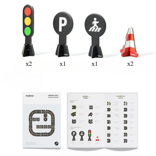 Build-Your-Own City: DIY Road Track Puzzle Set