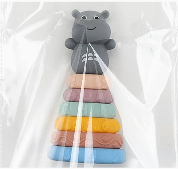 Soft Silicone Stacking Rings Learning Toy for Babies & Toddlers
