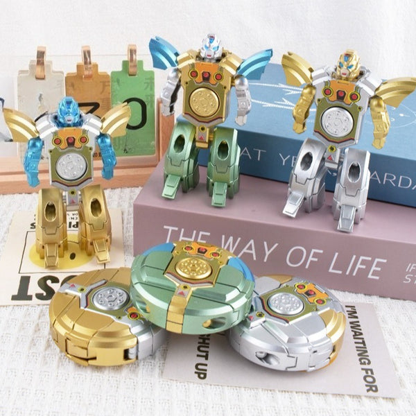 Transforming Robot Fidget Spinner Toy