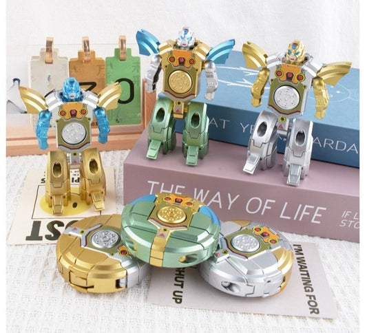 Transforming Robot Fidget Spinner Toy