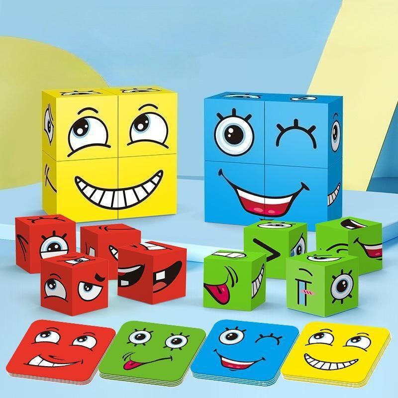 Face-Changing Expression Blocks – The Ultimate Family Face-Off Game