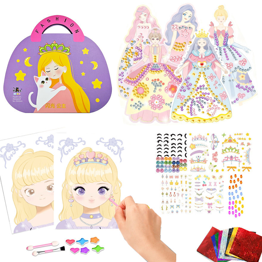 The Ultimate Princess Craft Handbag: 4-in-1 Travel Art Kit