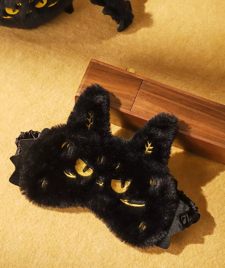 Prosperous Raccoon Plush Sleep Mask