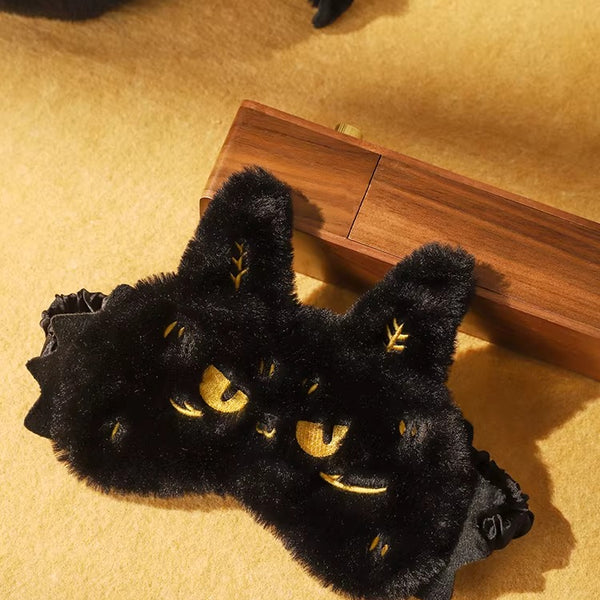 Prosperous Raccoon Plush Sleep Mask