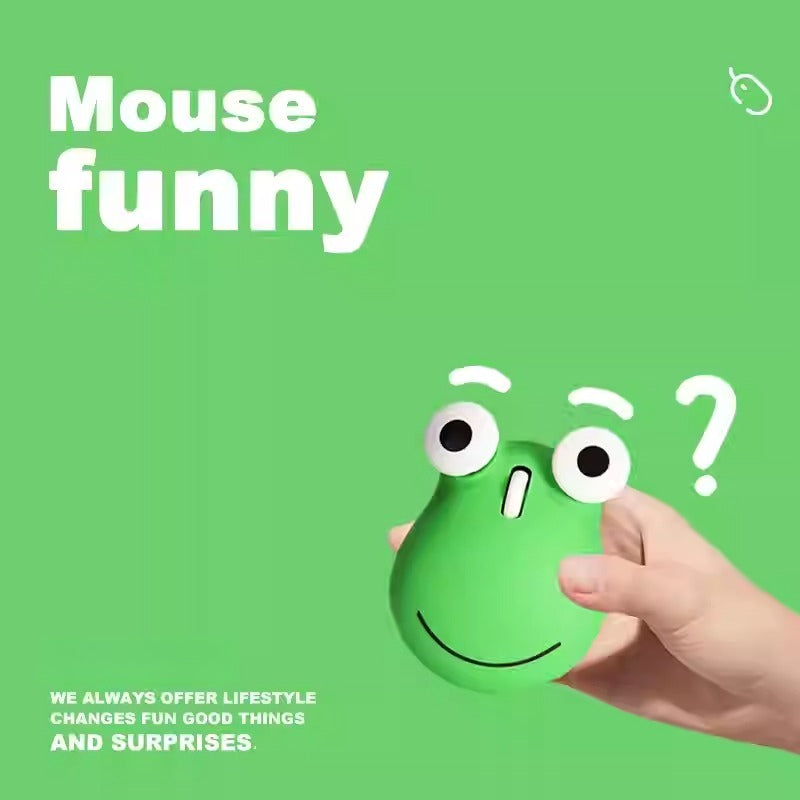 Frog Shaped Silent Computer Mouse