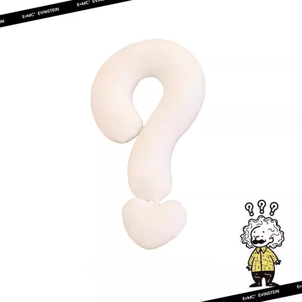 Soft Plush Question Mark Pillow