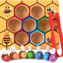 Wooden Beehive Clip & Sort Game