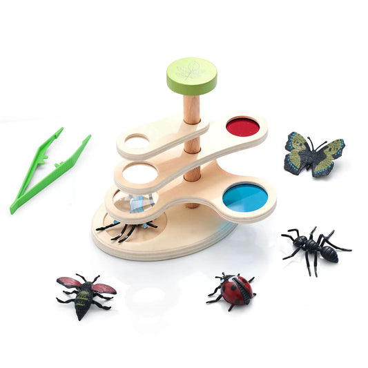 Wooden Insect Observation and Color Filter Set for Kids