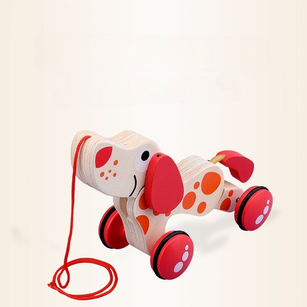 Wooden Pull-Along Animal Walker Toy