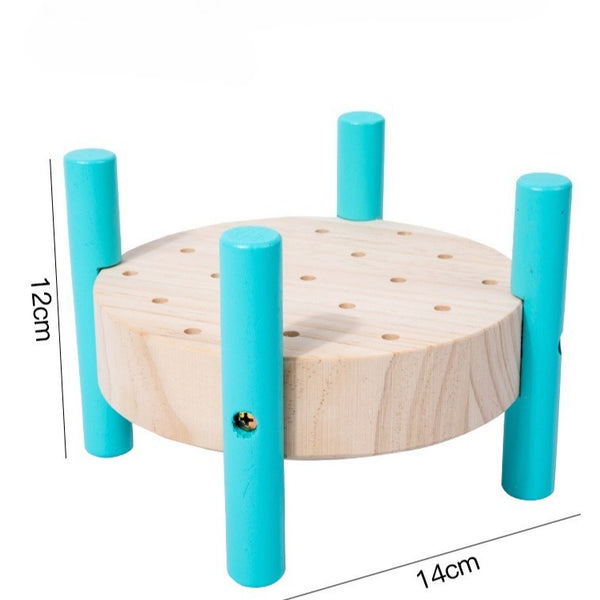 Wooden Hammering Peg Board Toy for Kids