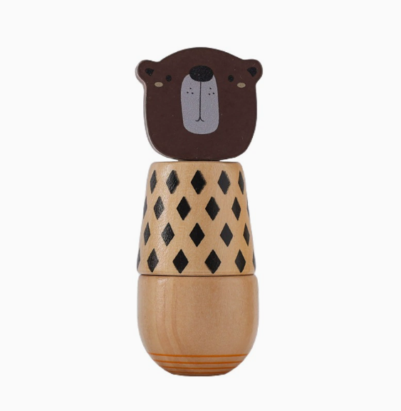 Wooden Screw Animal Toy for Fine Motor Skills Development