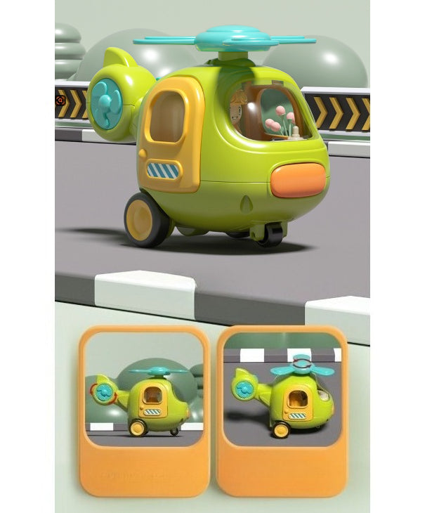 Goodway Cartoon Construction Vehicle with Lights and Sound