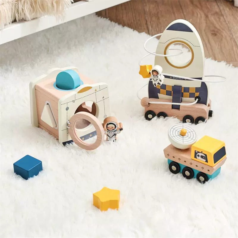 Wooden Space Discovery Activity Toys