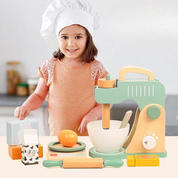 Little Baker's Wooden Kitchen Mixer & Baking Set