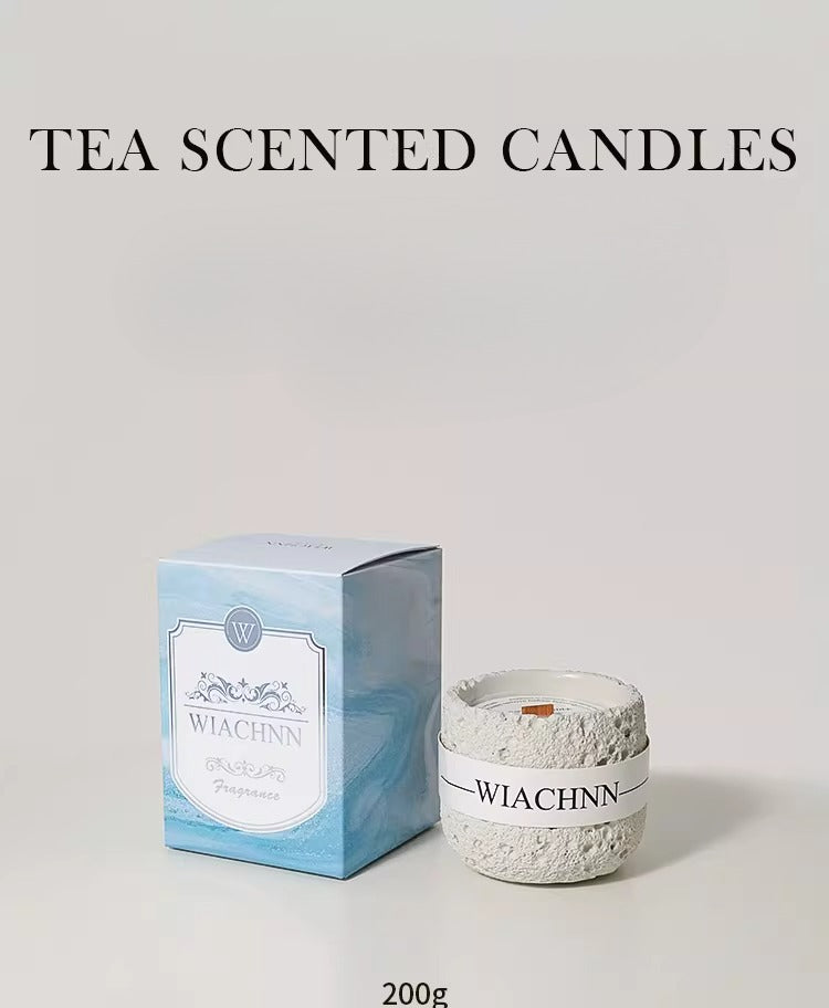 Cream Glass Jar Scented Candle